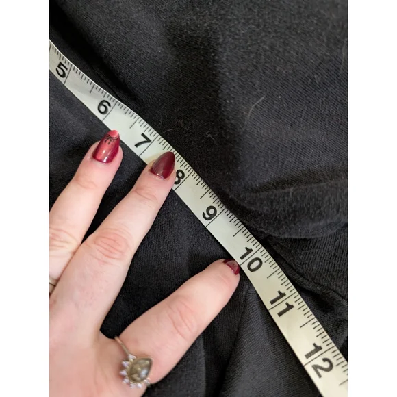 Victoria's Secret Pink Brand Black Jogger Sweatpants Elastic Waist Size Medium - Picture 9 of 10